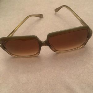 OLIVER PEOPLES Apollonia TGZR Square Frame Sunglasses Taupe Color